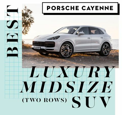 ocenenia najlepších automobilov najlepší luxus strednej triedy suv porsche cayenne