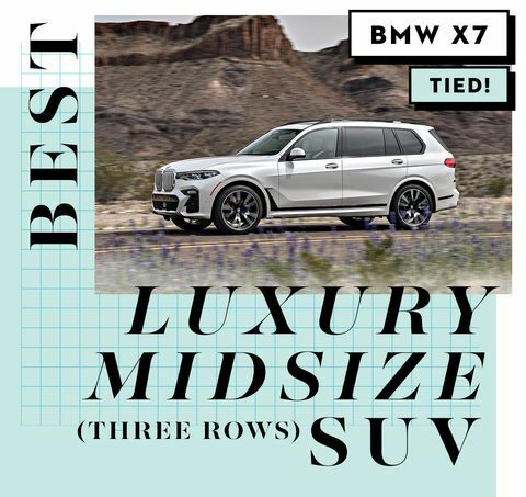 ocenenie najlepších automobilov najlepšie luxusné stredne veľké SUV bmw x7