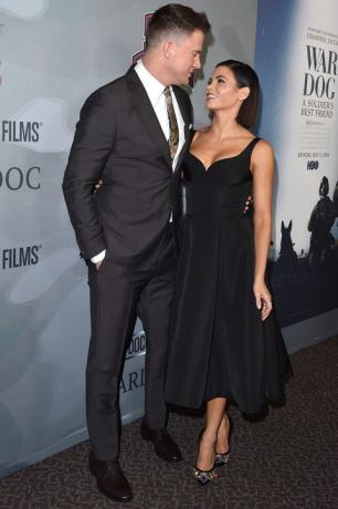 Channing Tatum a Jenna Dewan na premiére War Dogs