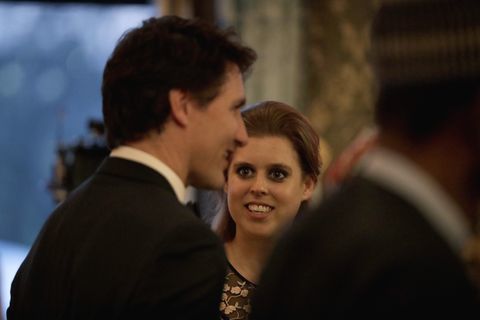 Princezná Beatrice z Yorku a Justin Trudeau