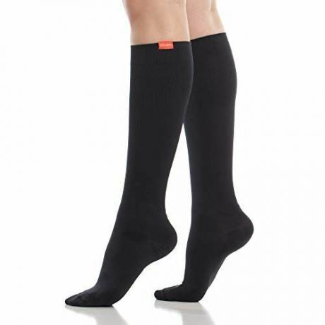 Bavlnené odstupňované kompresné ponožky v 15-20 mmHg 