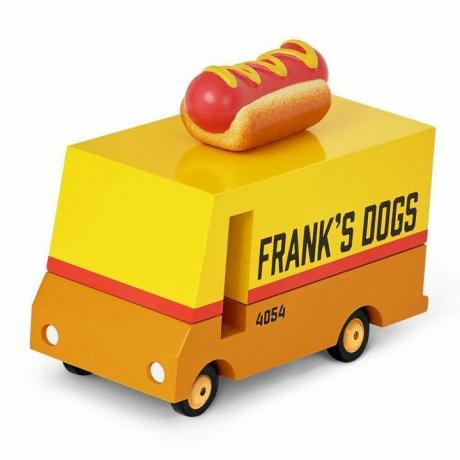 Drevený Hot Dog Truck