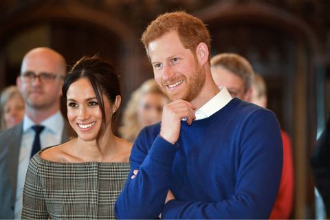 Meghan Markle a princ Harry v Cardiffe