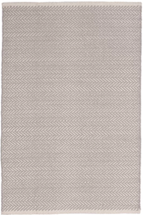 Rybinový ručne tkaný koberec sivej plochy